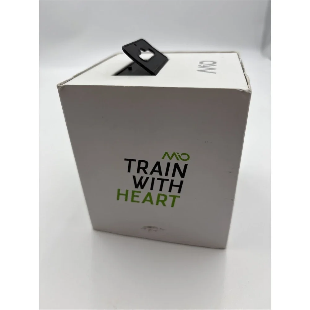 Mio Alpha Heart Rate Monitor Watch Indigo Blue 53P-BLU M/L Strap - With Box Blk